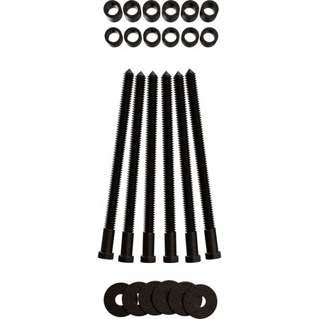 Ekena Millwork Premium Barn Door Flat Track Mounting Hardware for 2 1/4" Door, Arch Bronze GB60015MAB